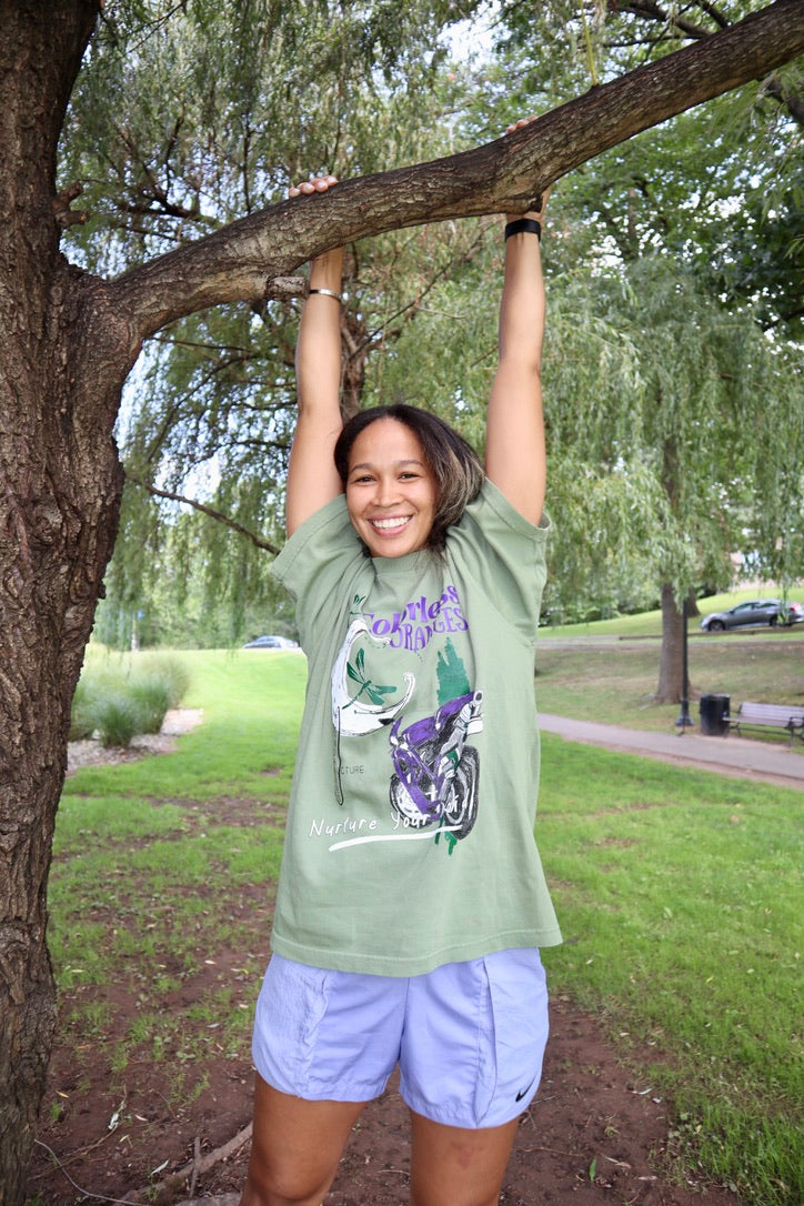 SZN 1 Oversized Tee Matcha Green